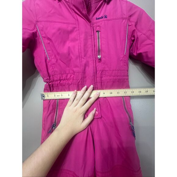 Kamik Lazer Hot Pink One Piece Snowsuit Toddler Girl's 3T - Picture 10 of 12